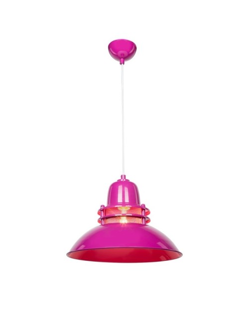 Lampada a sospensione stile industriale Tibet ASZ0872 colore fucsia