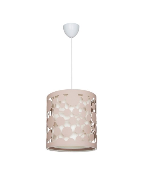 Lampada a sospensione paralume beige con intagli Summer ASZ1179