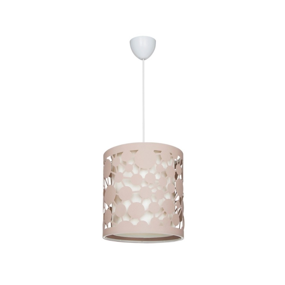 Lampada a sospensione paralume beige con intagli Summer ASZ1179