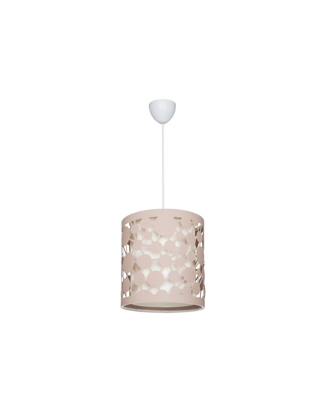 Lampada a sospensione paralume beige con intagli Summer ASZ1179