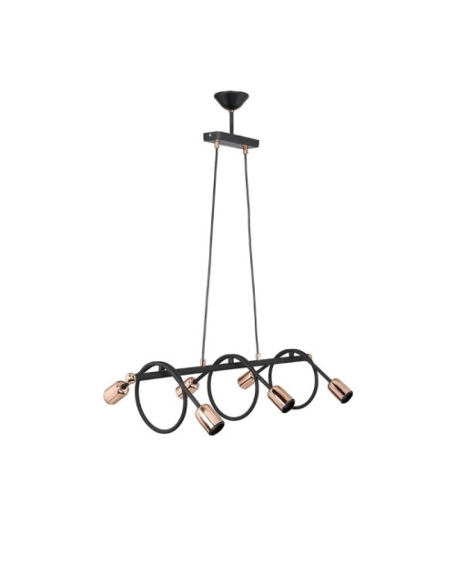 Lampada a sospensione stile contemporaneo con 6 punti luce Derbent MDL3938