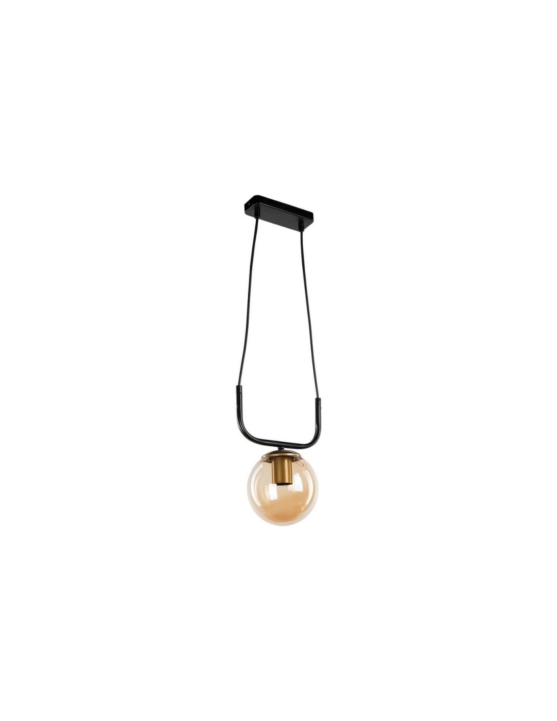 Lampada a sospensione stile minimal Terena ASZ1422 nera