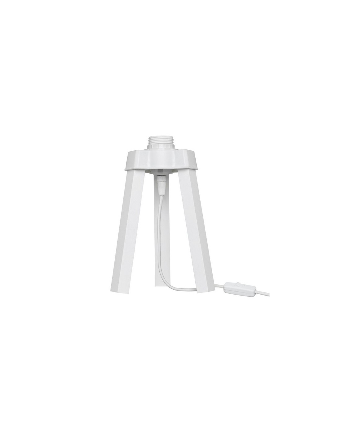 Lampada da tavolo treppiede legno colore bianco Piko MDL4768 22.5H