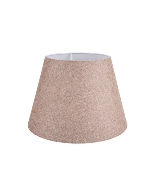 Lampada da tavolo base bianca e paralume tessuto colore beige LAGUNAH272634