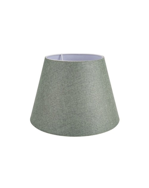 Lampada da tavolo base bianca e paralume tessuto colore verde LAGUNAH272638